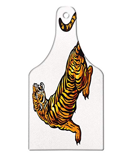 425x509 lunarable tattoo cutting board, drawing of african