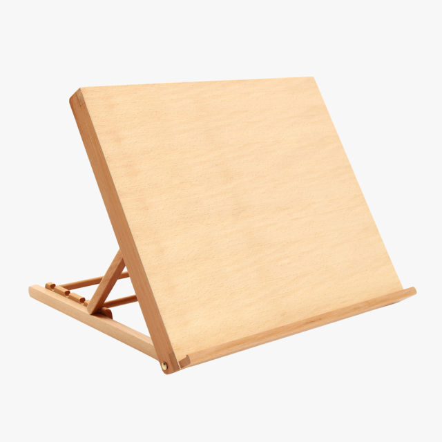 640x640 Wood Drawing Board Art Easel Artist Painting Adjustable Table