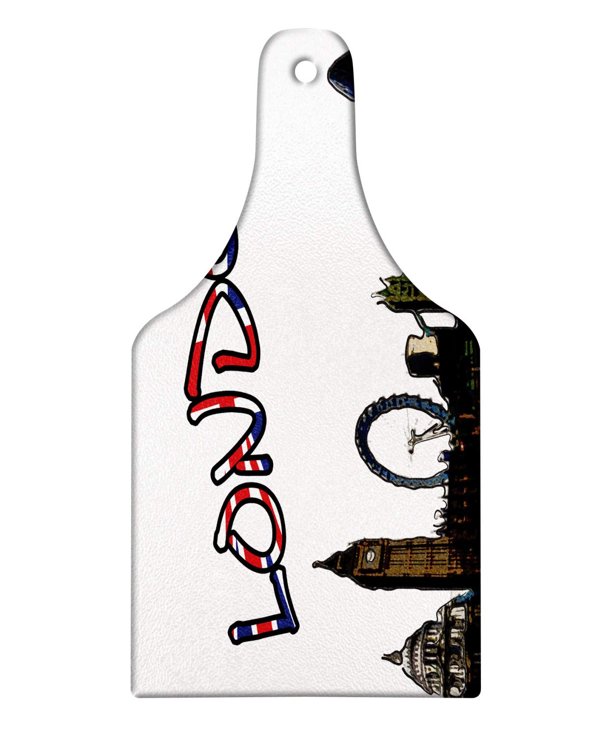 1252x1500 ambesonne london cutting board, cartoon drawing style