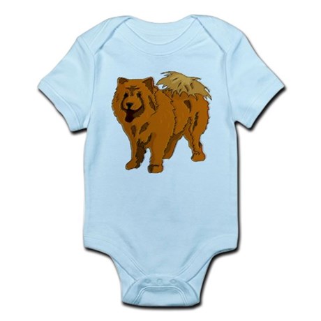 460x460 Chow Chow Drawings Baby Bodysuits