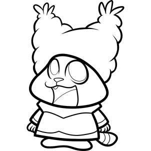302x302 Draw Chibi Chowder, Chowder, Step