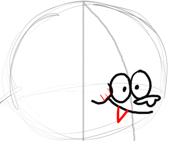 350x288 How To Draw Chowder With Easy Step