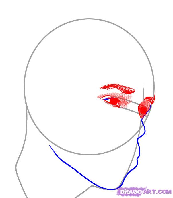 603x692 Step How To Draw Chris Brown