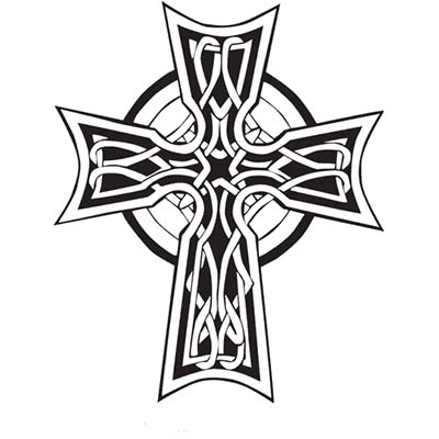 400x400 Christian Jesus Cross Tattoo On Hand Designs Fake Temporary Water