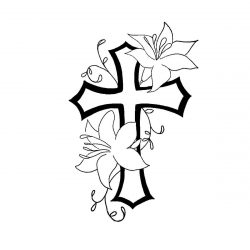 250x250 Cross Drawings Step