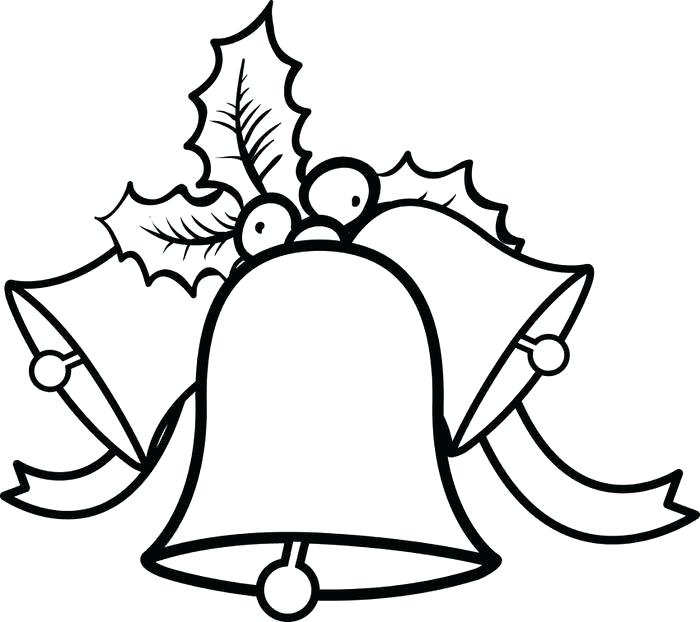 700x622 Christmas Bell Coloring Pages Bells Coloring Pages Free Unique