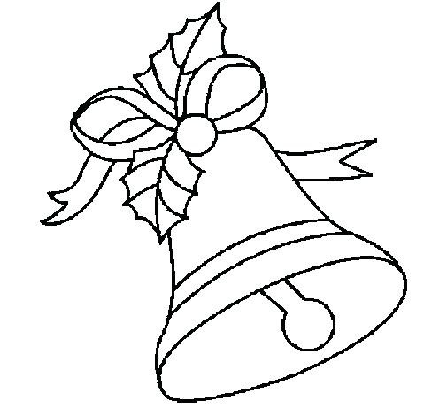505x470 Christmas Bells Coloring Pages Free Elegant Jingle Bell Drawing