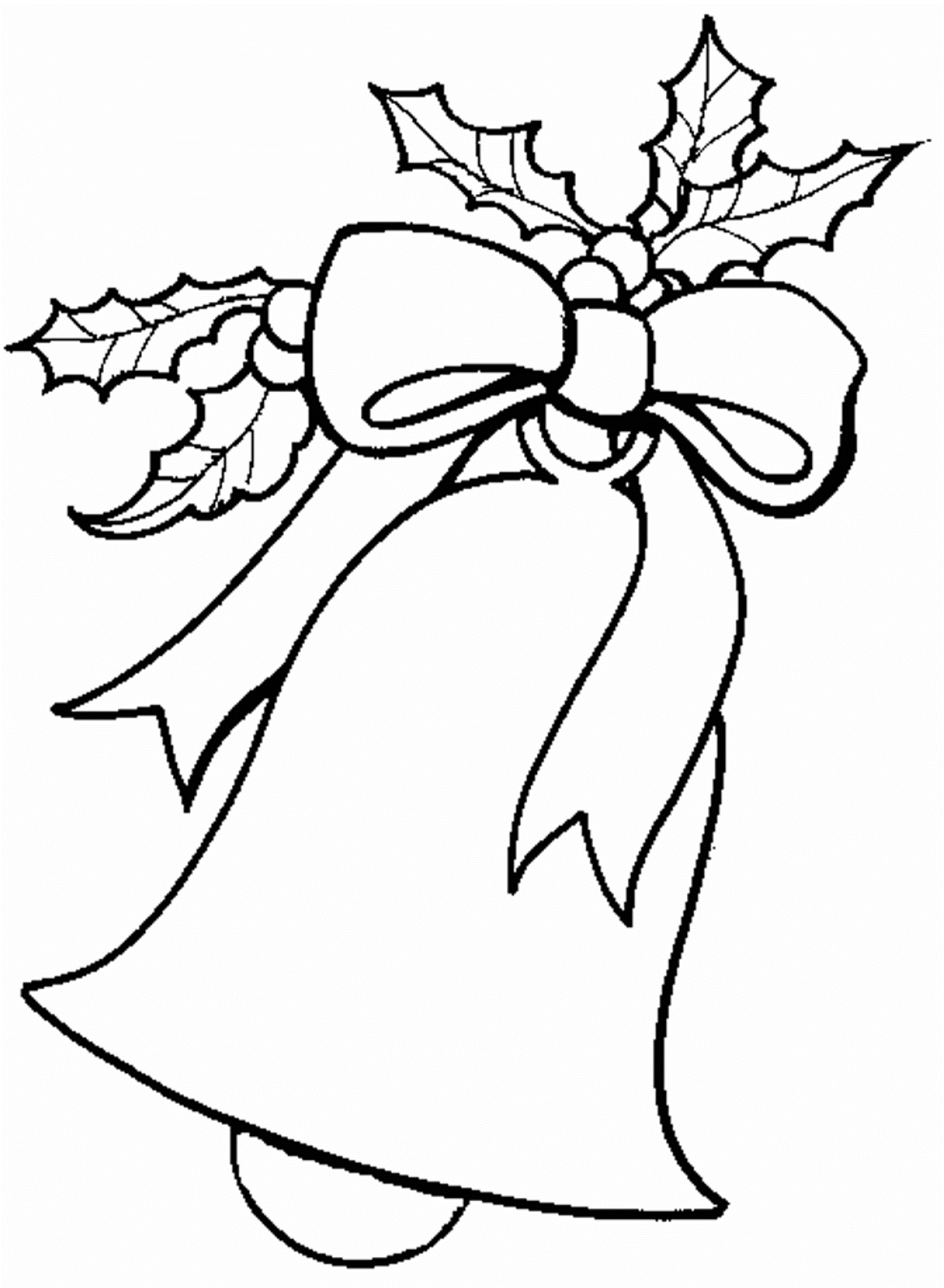 1515x2066 Download Free Coloring Pages For Christmas Bell Or Print Free