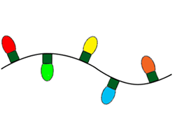 250x192 Cartoon Christmas Lights Step