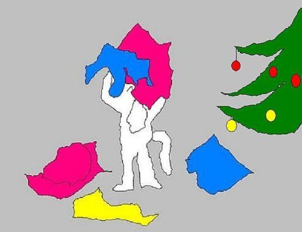 600x462 Christmas Cat Drawings Fine Art America