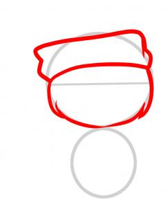 242x302 Draw A Christmas Cat, Christmas Cat, Step