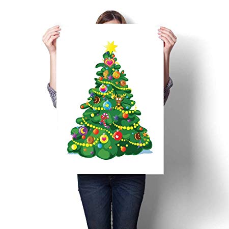 450x450 J Chief Sky Christmas Canvas Print Wall Art Children Cartoon