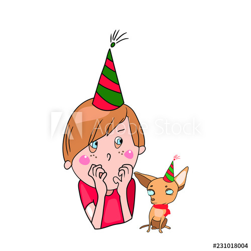 500x500 Set Of Colored Christmas And New Year's Drawings, In Vector