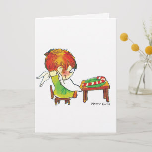 307x307 Cute Dinner Christmas Cards Zazzle