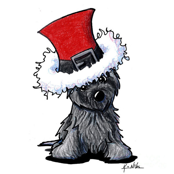 600x600 Christmas Dog Drawings Fine Art America