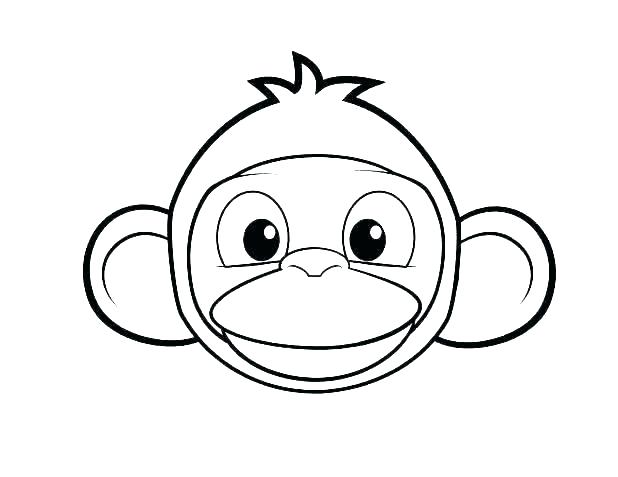 618x477 Free Printable Monkey Coloring Pages Printable Monkey Coloring