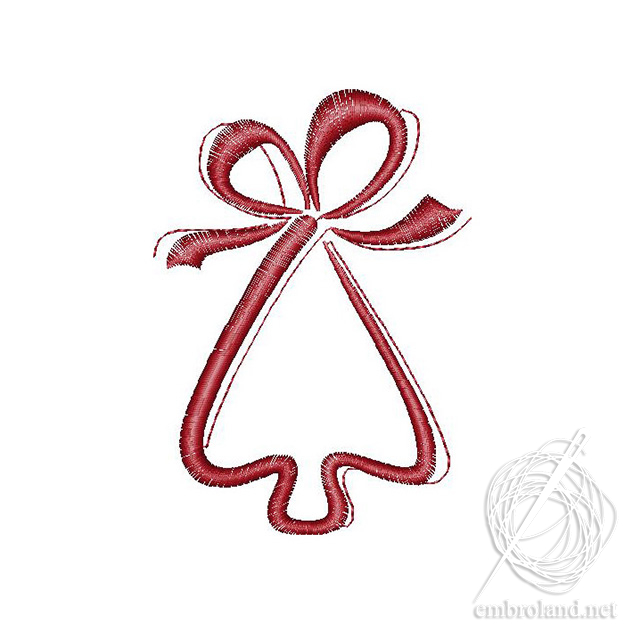 624x624 Christmas Tree Gift Embroidery Design