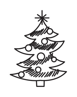 300x375 Teensy Christmas Tree Urban Threads Unique And Awesome