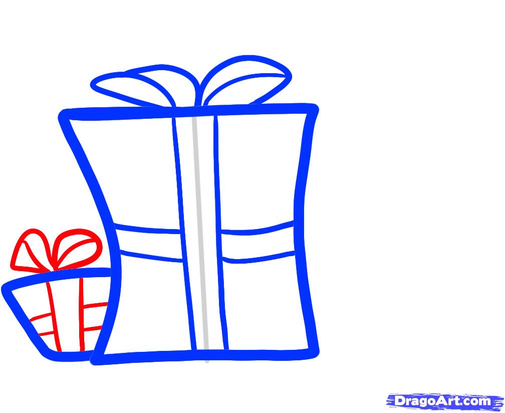1008x824 Christmas Gifts Drawing For Kids