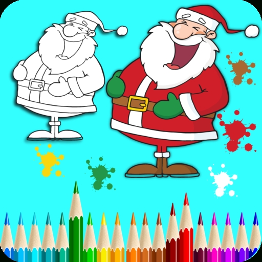512x512 Coloring App For Kids Jabn Kids Christmas Coloring And Drawing Fun