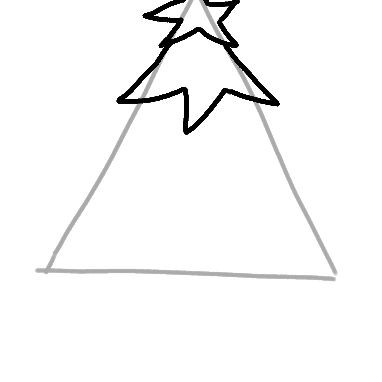 382x382 Christmas Tree Drawing Game Inspirational Draw A Christmas Tree