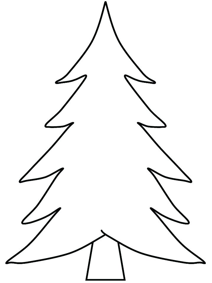 718x957 Draw Christmas Tree A Drawing Of A Tree How To Draw Trees