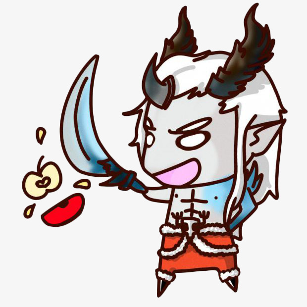 620x620 Cartoon Christmas Decorations Demon Cut Apple, Cartoon Clipart