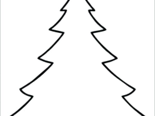 640x480 Drawn Tree Outline X Christmas Drawing Wuyedh