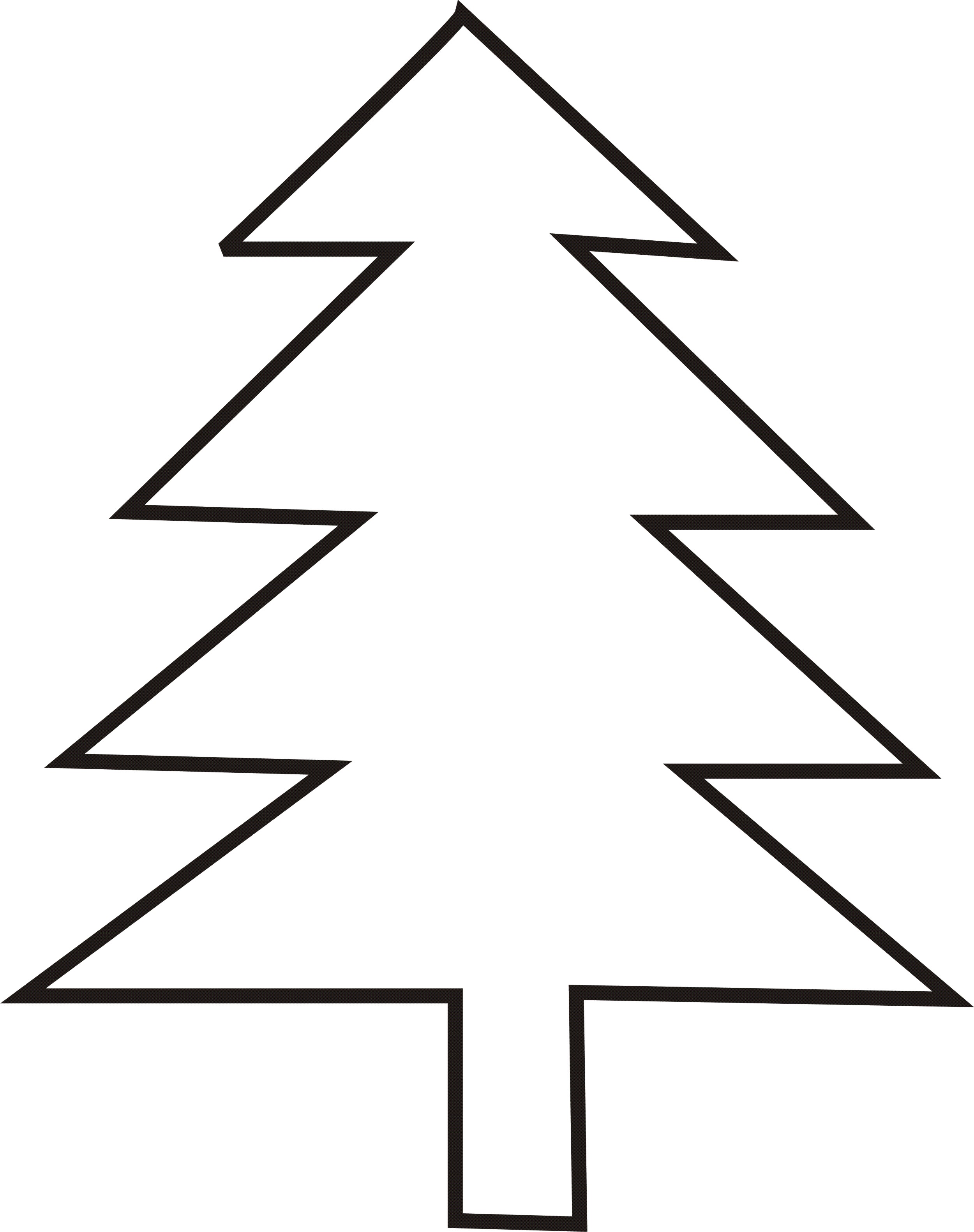 2500x3163 Christmas Tree Christmas Tree Out Line Best Photos Of Outline