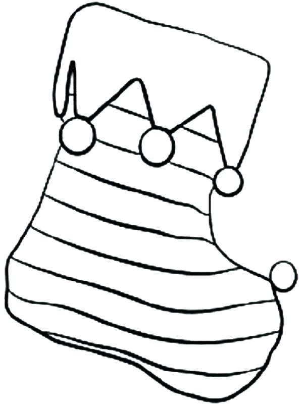 600x802 Christmas Stocking Color