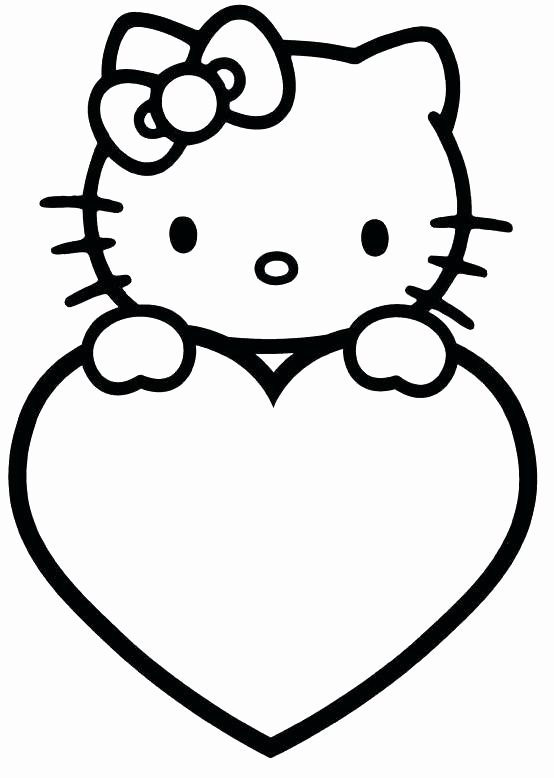 554x778 Christmas Hello Kitty Valentine Coloring Pages Luxury Valentine