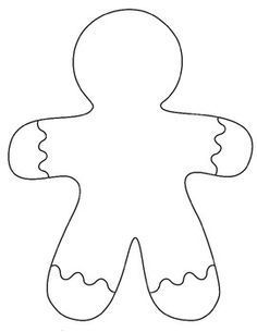 236x305 Gingerbread Man Bulletin Board Project