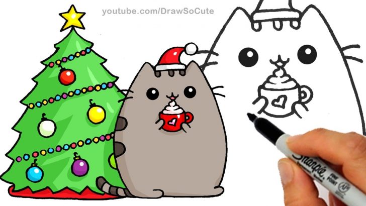 728x410 Christmas Bff Drawings Bunny Black And White Tumblr Realistic Draw