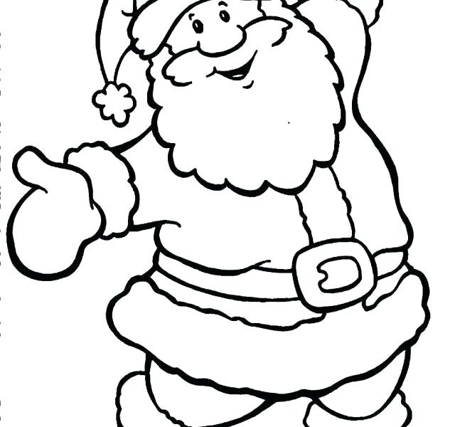 640x600 Drawings Of Santa Claus For Christmas Coloring Book Of With Tree