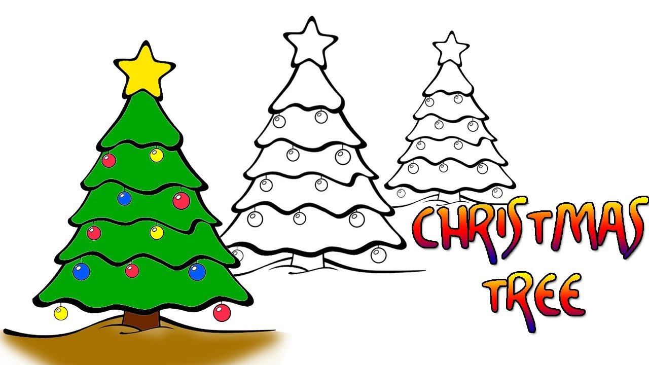 1280x720 Easy Christmas Drawings