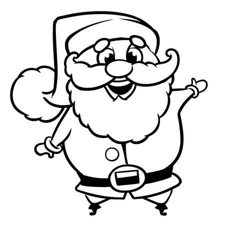 450x450 Santa Claus Christmas Coloring