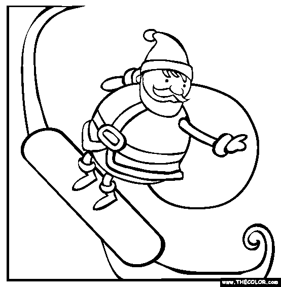 554x565 Christmas Online Coloring Pages