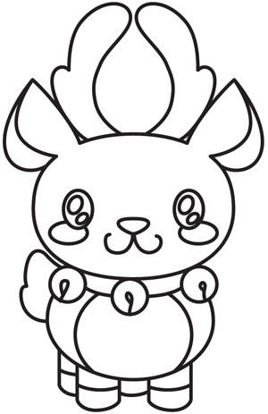 300x463 Christmas Kawaii Coloring With Best Pages In Line Drawings