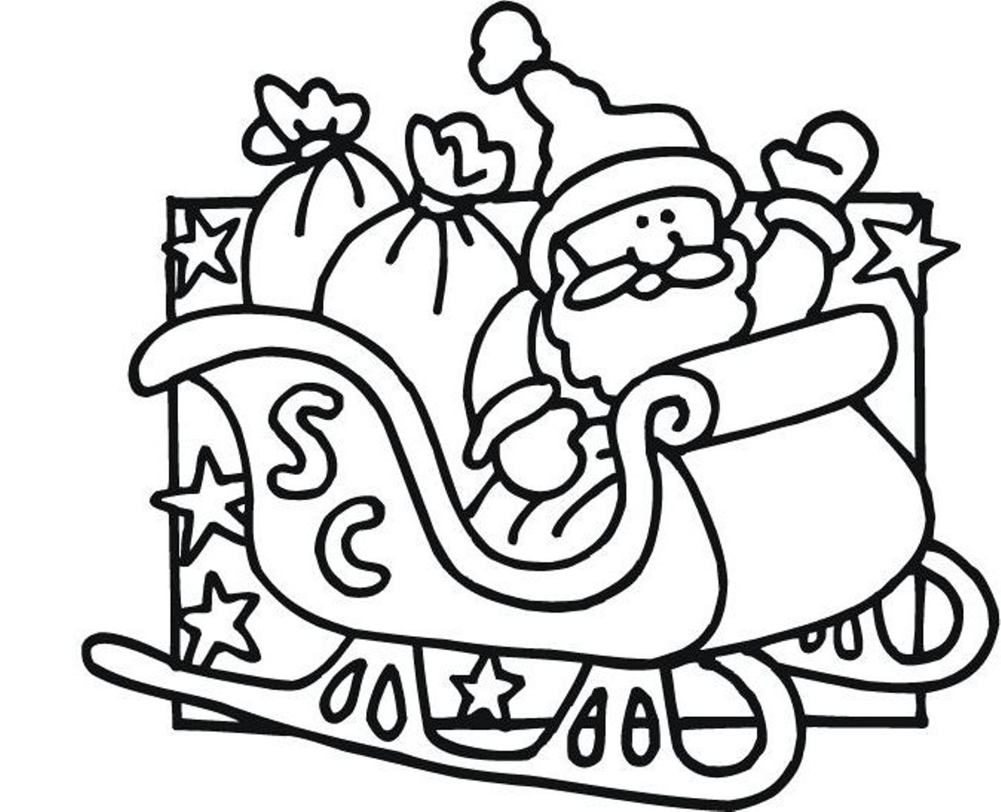 1422x1154 Santa Claus To Print