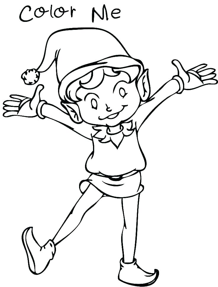 Christmas Elf Drawing | Free download on ClipArtMag
