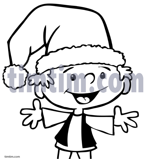 571x601 Free Drawing Of Christmas Elf From The Category Christmas
