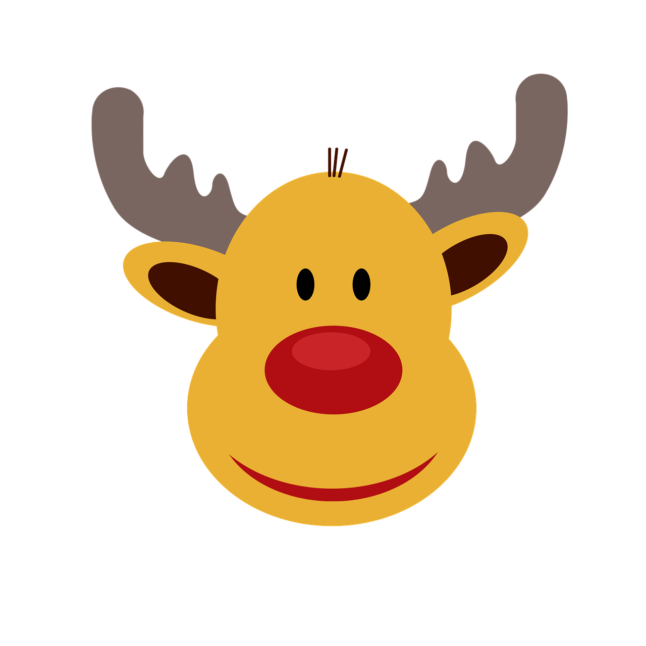 1280x1280 reindeer,christmas,festivals,merry christmas,santa claus