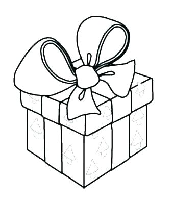 339x400 Christmas Gift Coloring Pages