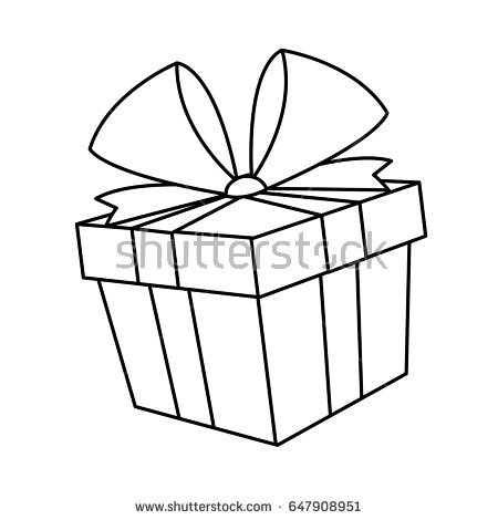 450x470 Gift Box Drawing Ridesharehelper Club