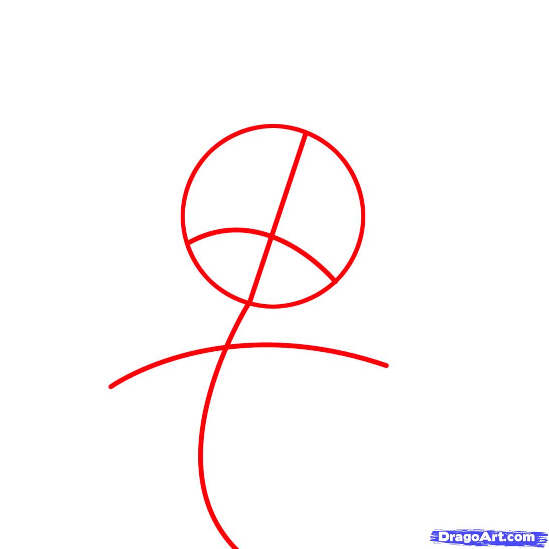 1094x1094 Draw An Anime Christmas Girl, Christmas Girl, Step