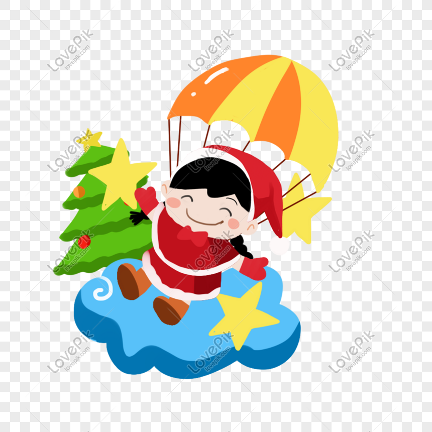 860x860 Lovepik Christmas Girl Hand Drawing