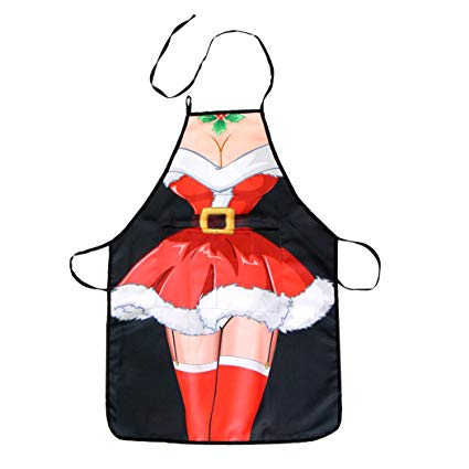 425x425 Iceyun Christmas Kitchen Apron, X Inch Santa