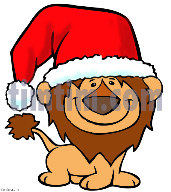 571x638 Free Drawing Of Christmas Lion From The Category Christmas