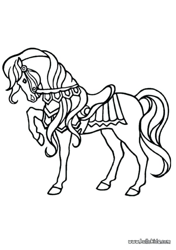 601x850 Horse Pictures For Coloring