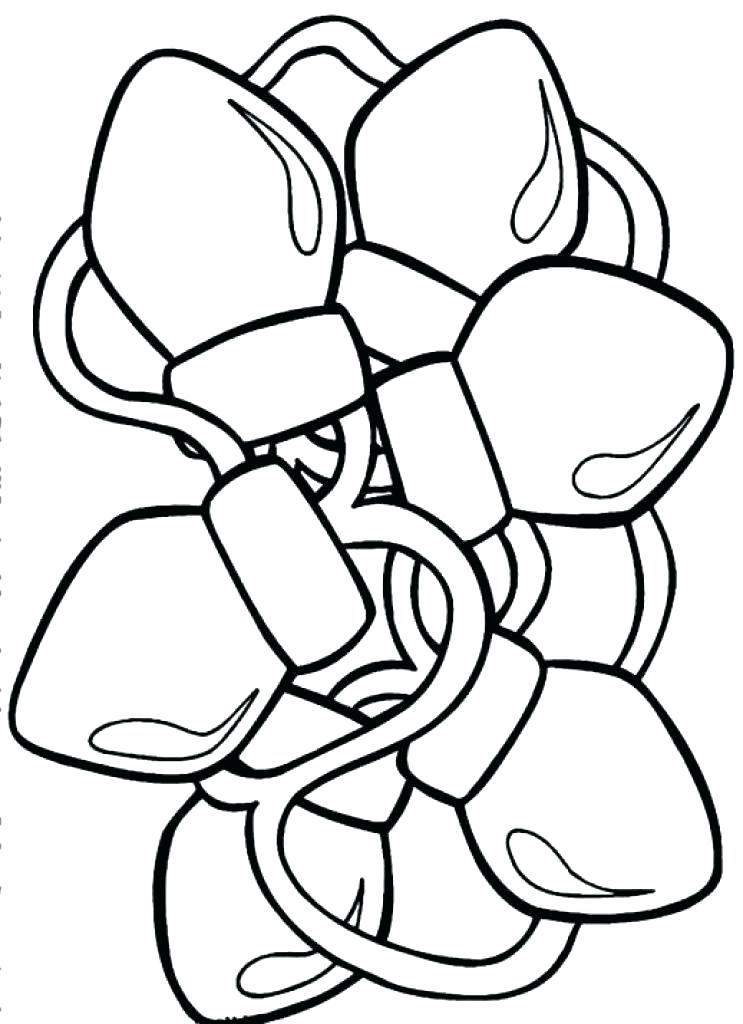743x1024 Coloring Pages Christmas Light Bulbs Coloring Pages Bulb